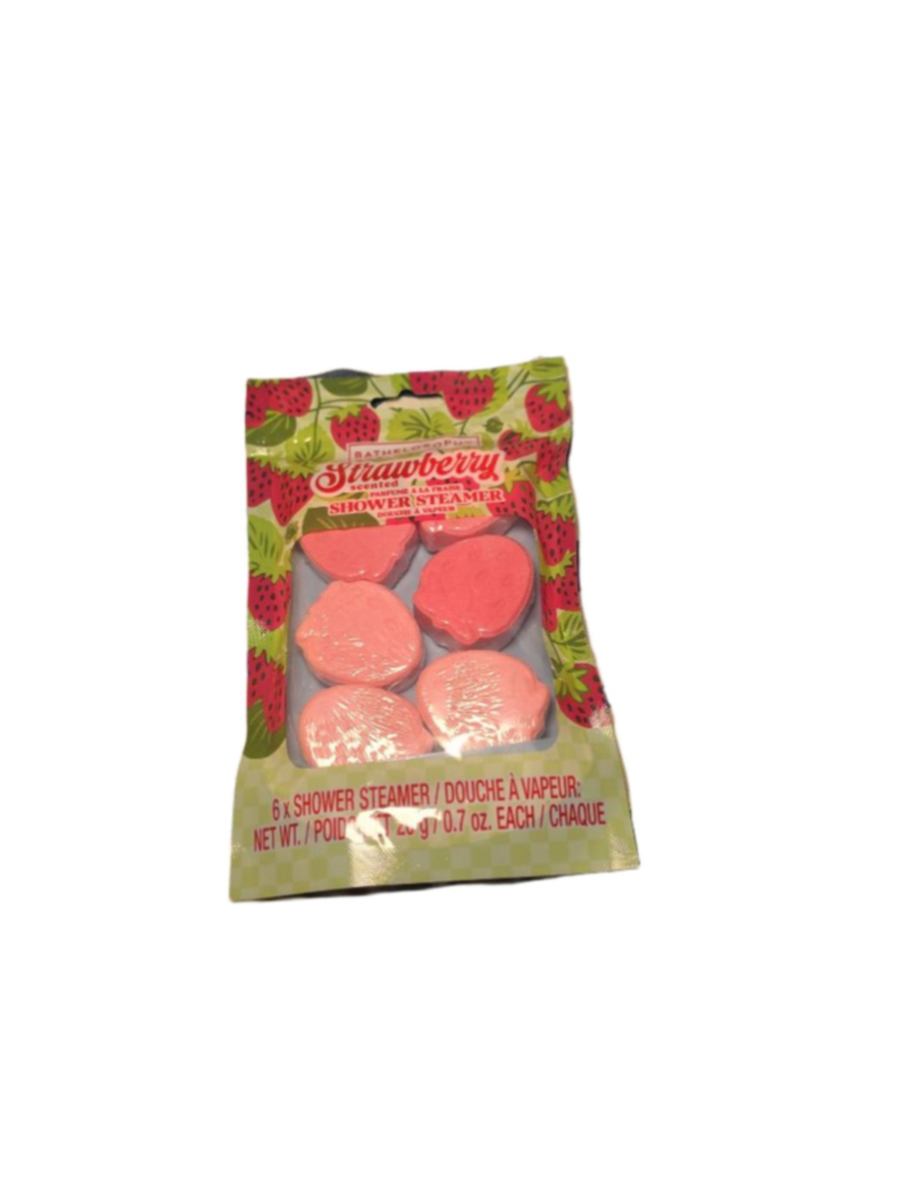 Women's Bathelosophy Strawberry Pink Red Shower Steamer One Size